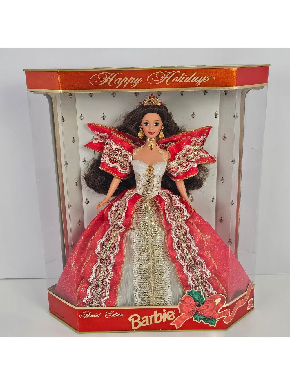 1997 Happy Holidays Barbie 10th Anniversary Special Edition NIB Mattel #17832